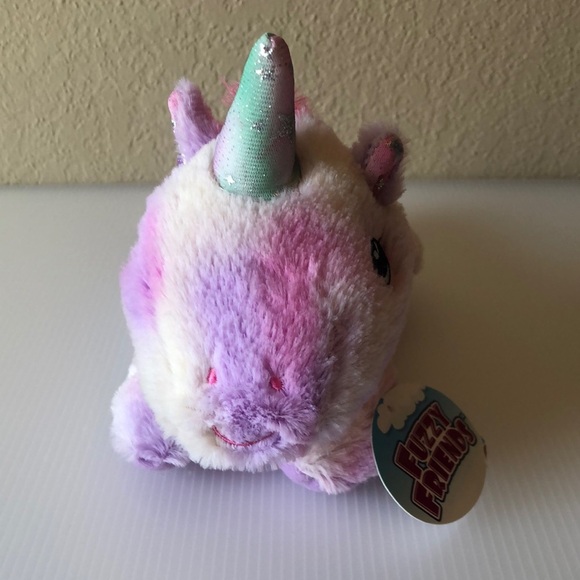 Fuzzy Friends Pink & Purple Unicorn Plush - Picture 2 of 7